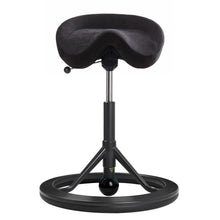 Load image into Gallery viewer, Backapp Smart Ergonomic Balance Office Chair for Standing Desks-Ergonomic Chairs-Backapp-Black Grey-Black-Alcantara Anthracite-Ergo Standing Desks