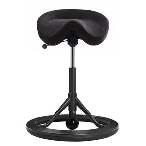 Backapp Smart Ergonomic Balance Office Chair for Standing Desks-Ergonomic Chairs-Backapp-Black Grey-Black-Alcantara Anthracite-Ergo Standing Desks