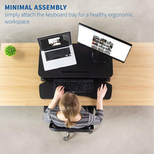 Load image into Gallery viewer, Vivo 32" Wide Adjustable Sit Stand Desk Converter-Standing Desk Converters-Vivo-Ergo Standing Desks