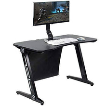 Load image into Gallery viewer, Vivo 47" Wide Z-Shaped Black Gaming Desk-Gaming Desks-Vivo-Ergo Standing Desks