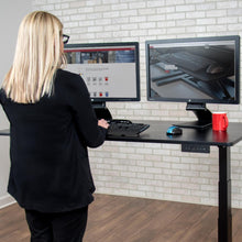 Load image into Gallery viewer, Luxor 60" Wide Electric Dual Motor Adjustable Height Standing Desk-Electric Standing Desks-Luxor-Ergo Standing Desks