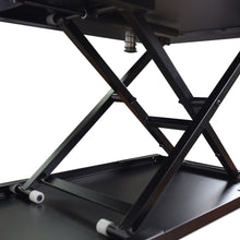 Load image into Gallery viewer, Luxor Level Up 32&quot; Wide Adjustable Laptop Standing Desk Converter-Black-Standing Desk Converters-Luxor-Black-Ergo Standing Desks
