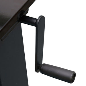 Luxor Crank Adjustable Height Mobile Flip Top Sit Stand Table-Crank Adjustable Desks-Luxor-Ergo Standing Desks
