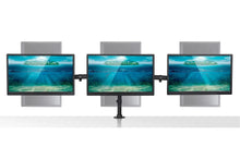 Load image into Gallery viewer, Mount-It Fully Adjustable Triple Computer Monitor Desk Mount-Monitor Arms-Mount-It-Black-Ergo Standing Desks