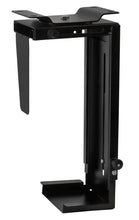 Load image into Gallery viewer, Mount-It Under Desk Mount CPU Tower Holder-CPU Holders-Mount-It-Black-Ergo Standing Desks