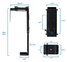 Load image into Gallery viewer, Mount-It Under Desk Mount CPU Tower Holder-CPU Holders-Mount-It-Ergo Standing Desks