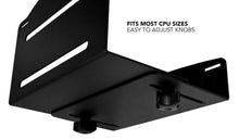 Load image into Gallery viewer, Mount-It Wall Mounted CPU Holder with Securing Straps-CPU Holders-Mount-It-Ergo Standing Desks