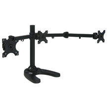 Load image into Gallery viewer, Mount-It Freestanding Full Motion Triple Monitor Desk Stand-Monitor Arms-Mount-It-Black-Ergo Standing Desks