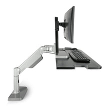 Load image into Gallery viewer, Innovative Winston Lift Edge Mount One Monitor Adjustable Standing Desk Converter-Standing Desk Converters-Innovative-Ergo Standing Desks