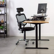 Load image into Gallery viewer, Vivo 31" Wide Electric Adjustable Height Sit Stand Desk Converter- Black-Electric Standing Desks-Vivo-Ergo Standing Desks