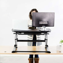 Load image into Gallery viewer, Vivo 36" Wide Adjustable Height Deluxe Standing Desk Converter-Standing Desk Converters-Vivo-Ergo Standing Desks