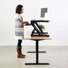Load image into Gallery viewer, Vivo 36" Wide Adjustable Height Deluxe Standing Desk Converter-Standing Desk Converters-Vivo-Ergo Standing Desks