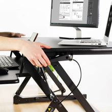Load image into Gallery viewer, Vivo 36" Wide Adjustable Height Deluxe Standing Desk Converter-Standing Desk Converters-Vivo-Ergo Standing Desks