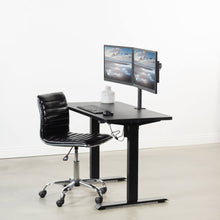 Load image into Gallery viewer, Vivo 43" Wide Standard Electric Adjustable Sit Stand Desk- Black Frame-Electric Standing Desks-Vivo-Ergo Standing Desks