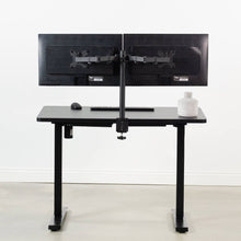 Load image into Gallery viewer, Vivo 43" Wide Standard Electric Adjustable Sit Stand Desk- Black Frame-Electric Standing Desks-Vivo-Ergo Standing Desks