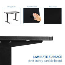 Load image into Gallery viewer, Vivo 43" Wide Standard Electric Adjustable Sit Stand Desk- Black Frame-Electric Standing Desks-Vivo-Ergo Standing Desks