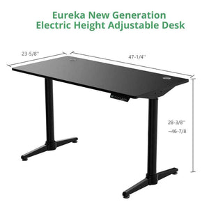 Eureka Ergonomic 48" Wide Electric Adjustable Height Standing Desk-Electric Standing Desks-Eureka Ergonomic-Ergo Standing Desks