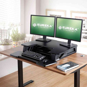 Eureka Ergonomic 36" Wide Gen 2 Adjustable Height Pro Standing Desk Converter-Standing Desk Converters-Eureka Ergonomic-Ergo Standing Desks