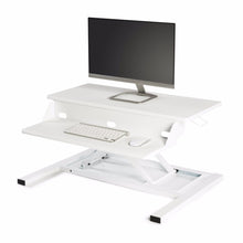 Load image into Gallery viewer, Luxor Level Up Pro 32&quot; Wide Two Shelf Adjustable Standing Desk Converter-Standing Desk Converters-Luxor-White-Ergo Standing Desks