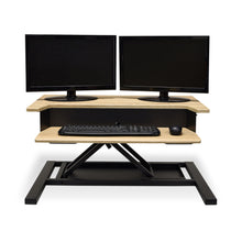 Load image into Gallery viewer, Luxor Level Up Pro 32&quot; Wide Two Shelf Adjustable Standing Desk Converter-Standing Desk Converters-Luxor-Ergo Standing Desks