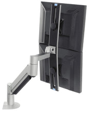 Load image into Gallery viewer, Innovative 7500 Wing Deluxe Verical/Horizontal Dual Monitor Arm Mount-Monitor Arms-Innovative-Ergo Standing Desks