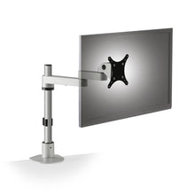 Load image into Gallery viewer, Innovative 9112-S-FM Articulating Arm Single Monitor Pole Mount-Monitor Arms-Innovative-Silver-Ergo Standing Desks