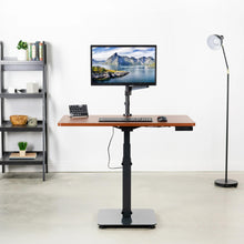 Load image into Gallery viewer, Vivo 43" Wide One Column Electric Adjustable Height Standing Desk-Electric Standing Desks-Vivo-Ergo Standing Desks