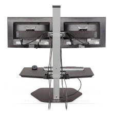 Load image into Gallery viewer, Innovative Winston Workstation Dual Monitor Adjustable Standing Desk Converter-Standing Desk Converters-Innovative-Ergo Standing Desks