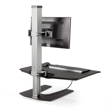 Load image into Gallery viewer, Innovative Winston Workstation Single Monitor Adjustable Standing Desk Converter-Standing Desk Converters-Innovative-Ergo Standing Desks