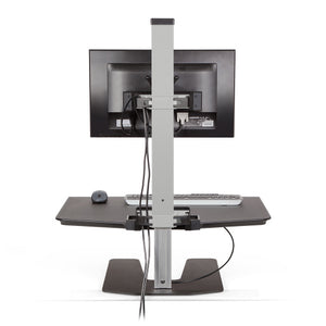 Innovative Winston Workstation Single Monitor Adjustable Standing Desk Converter-Standing Desk Converters-Innovative-Ergo Standing Desks