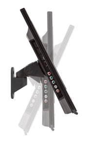 Innovative 9110 Wall Mount for Monitor or TV-Monitor Arms-Innovative-Vista Black-Ergo Standing Desks