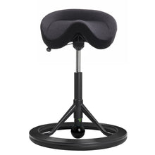 Load image into Gallery viewer, Backapp Smart Ergonomic Balance Office Chair for Standing Desks-Ergonomic Chairs-Backapp-Black Grey-Black-Nordic Wool-Ergo Standing Desks