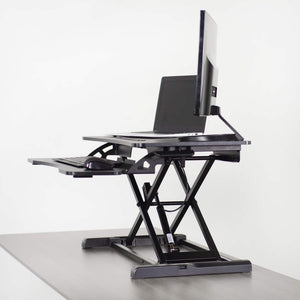 Vivo 32" Wide Adjustable Sit Stand Desk Converter-Standing Desk Converters-Vivo-Ergo Standing Desks