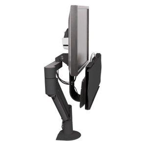Innovative 7509 Data Entry Single Monitor Arm Mount with Keyboard Tray-Monitor Arms-Innovative-Ergo Standing Desks