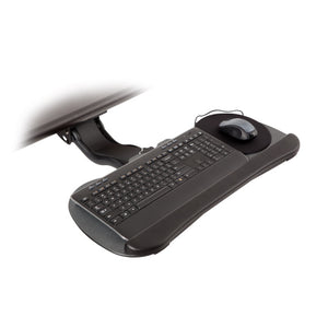Innovative Extended Reach Keyboard Arm With 27" Keyboard Tray and Wrist Pad-Keyboard Tray-Innovative-Black-Ergo Standing Desks