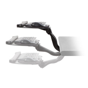 Innovative Extended Reach Keyboard Arm With 27" Keyboard Tray and Wrist Pad-Keyboard Tray-Innovative-Black-Ergo Standing Desks