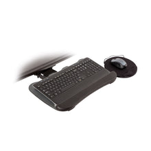 Load image into Gallery viewer, Innovative Short Return 19&quot; Keyboard Tray With Swivel Mouse Tray and Wrist Pad-Keyboard Tray-Innovative-Black-Ergo Standing Desks