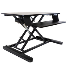 Load image into Gallery viewer, Ergotech Freedom E-Desk 36&quot; Wide Electric Standing Desk Converter- Black-Standing Desk Converters-Ergotech-Black-Ergo Standing Desks