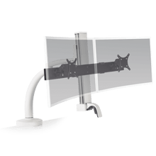 Load image into Gallery viewer, Innovative Ella Next Generation Articulating Dual Monitor Arm Mount-Monitor Arms-Innovative-Flat White-Ergo Standing Desks