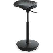 Load image into Gallery viewer, Safco Focal Upright Pivot Standing Desk Stool-Ergonomic Chairs-Safco-Black-Ergo Standing Desks