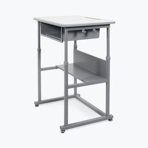 Luxor Manual Adjustable Student Standing Desk-Student Desks-Luxor-Gray-Ergo Standing Desks