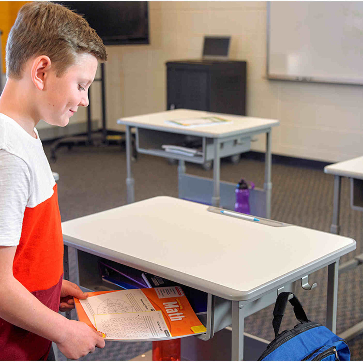 Luxor Manual Adjustable Student Standing Desk – Ergo Standing Desks