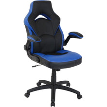 Load image into Gallery viewer, Lorell Bucket Seat High Back Gaming Chair-Gaming Chairs-Lorell-Blue-Ergo Standing Desks