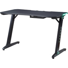Load image into Gallery viewer, Lorell 47&quot; Wide Ergonomic Gaming Computer Desk with LED Lights-Gaming Desks-Lorell-Black-Ergo Standing Desks