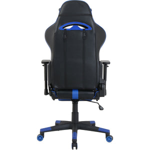 Lorell High Back Gaming Chair with Foldable Footrest-Gaming Chairs-Lorell-Ergo Standing Desks