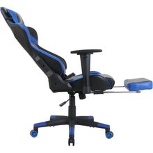 Load image into Gallery viewer, Lorell High Back Gaming Chair with Foldable Footrest-Gaming Chairs-Lorell-Ergo Standing Desks