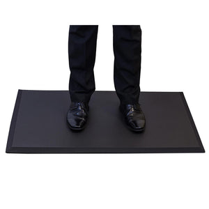 Mount-It Large Anti-Fatique Standing Desk Comfort Floor Mat-Standing Desk Mat-Mount-It-Black-Ergo Standing Desks
