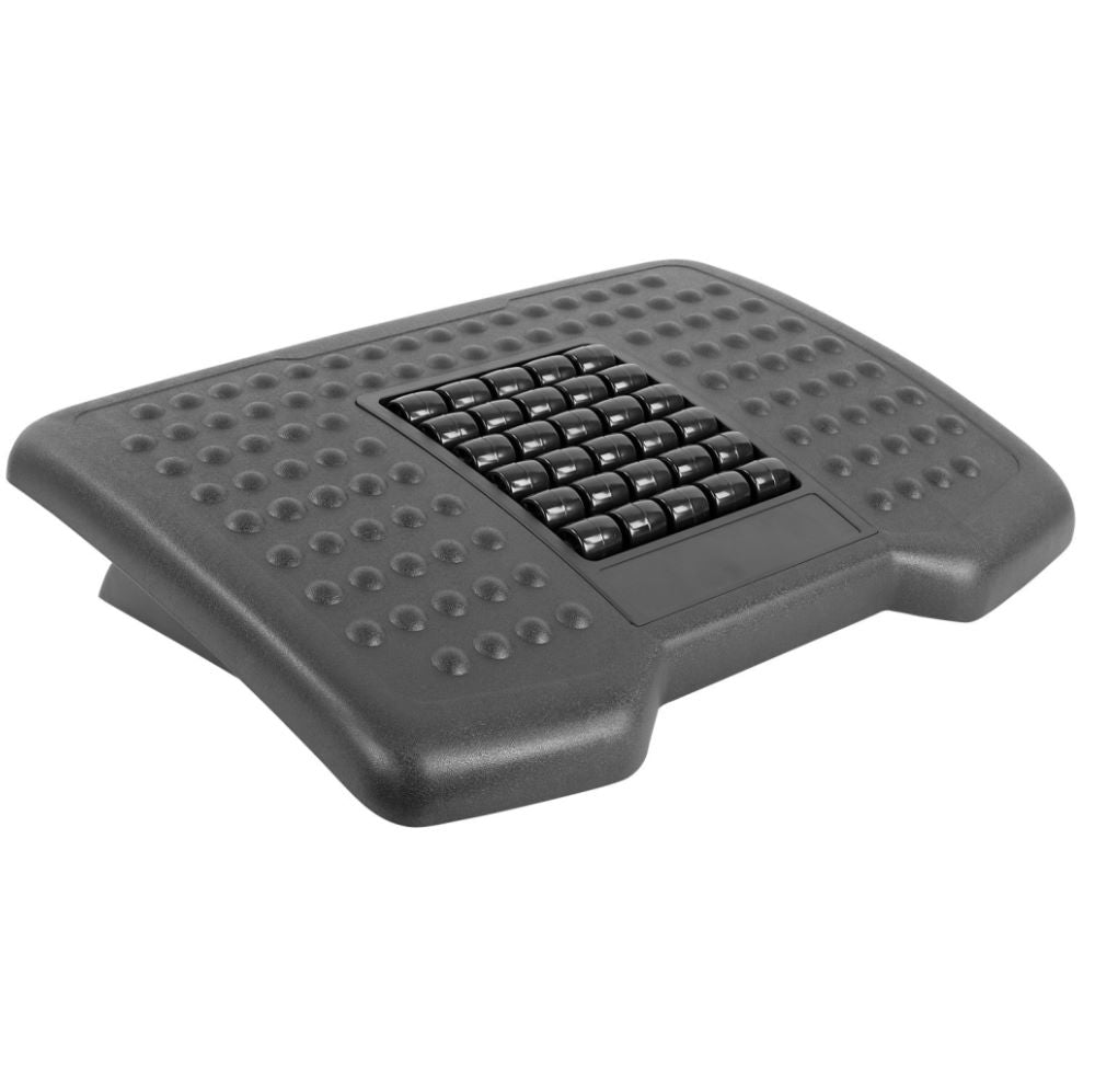 Under Desk Footrest Ergonomic Foot Massager Footrest With Non-slip Foot Pad  And Massage Rollers For