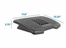 Load image into Gallery viewer, Mount-It 18&quot; x 13&quot; Ergonomic Foot Rest with Massaging Rollers-Foot Rest-Mount-It-Black-Ergo Standing Desks