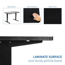 Load image into Gallery viewer, Vivo 43&quot; Wide Standard Electric Adjustable Sit Stand Desk- Black Frame-Electric Standing Desks-Vivo-Ergo Standing Desks
